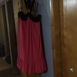 Polyester / Spandex strapless dress